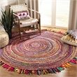Safavieh Braided 5' Round Hand Woven Rug