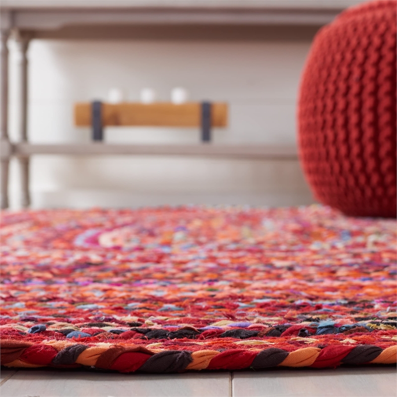Safavieh Braided 3' Round Hand Woven Rug