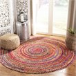Safavieh Braided 4' Round Hand Woven Rug