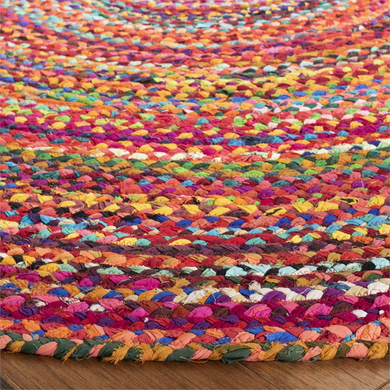Safavieh Braided 4' Round Hand Woven Rug
