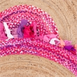Safavieh Cape Cod 3' Round Hand Woven Jute Rug in Pink and Natural