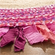 Safavieh Cape Cod 6' Round Hand Woven Jute Rug in Pink and Natural