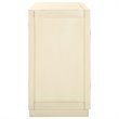 Safavieh Kaia Mirrored Accent Chest in Antique Beige