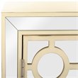 Safavieh Kaia Mirrored Accent Chest in Antique Beige
