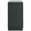 Safavieh Kaia Mirrored Accent Chest in Steel Teal