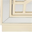Safavieh Juniper Mirrored Accent Chest in Antique Beige
