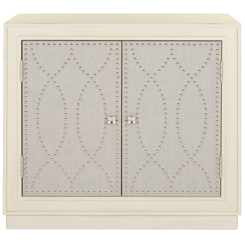 Safavieh Yuna Accent Chest in Antique Beige and Light Gray
