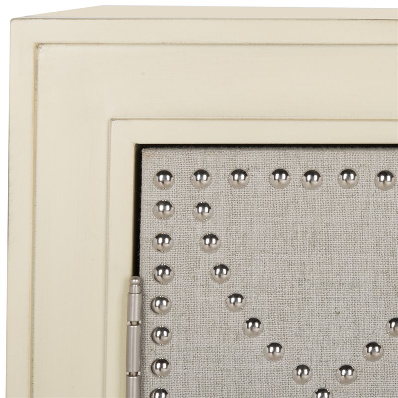 Safavieh Yuna Accent Chest in Antique Beige and Light Gray