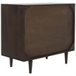 Safavieh Zinnia 3 Drawer Accent Chest in Walnut