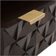 Safavieh Zinnia 3 Drawer Accent Chest in Walnut