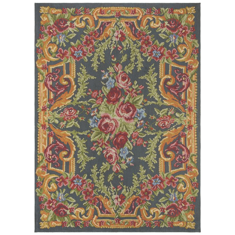 Safavieh Classic Vintage 4' x 6' Rug in Gray and Rose