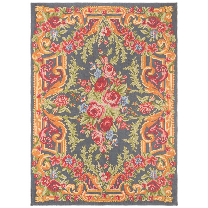 Safavieh Classic Vintage 5' x 8' Rug in Gray and Rose
