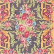 Safavieh Classic Vintage 6' x 9' Rug in Gray and Rose