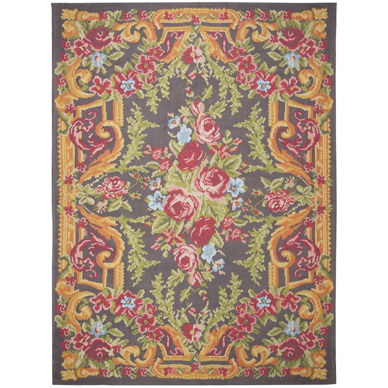 Safavieh Classic Vintage 8' x 10' Rug in Gray and Rose