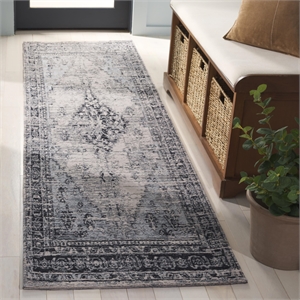 Safavieh Classic Vintage 2'3&quot x 8' Runner Rug in Gray