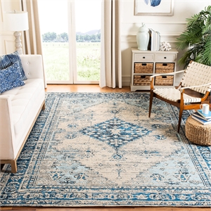 Safavieh Classic Vintage 4' x 6' Rug in Blue and Gray