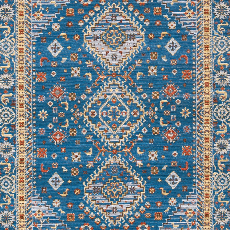 Safavieh Classic Vintage 4' x 6' Rug in Blue and Gold