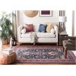Safavieh Classic Vintage 4' x 6' Rug in Navy and Pink