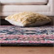 Safavieh Classic Vintage 6' x 9' Rug in Navy and Pink