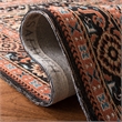 Safavieh Classic Vintage 6' x 9' Rug in Black and Rust