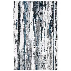 Safavieh Classic Vintage 4' x 6' Rug in Navy and Ivory