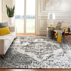 Safavieh Classic Vintage 6' x 9' Rug in Gray and Ivory