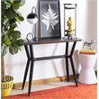 Safavieh Andrew Console Table in Brown and Black