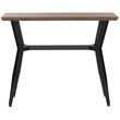 Safavieh Andrew Console Table in Brown and Black