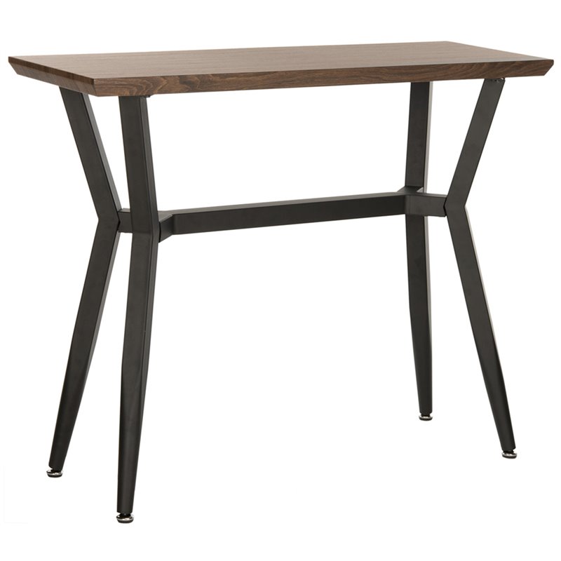 Safavieh Andrew Console Table in Brown and Black