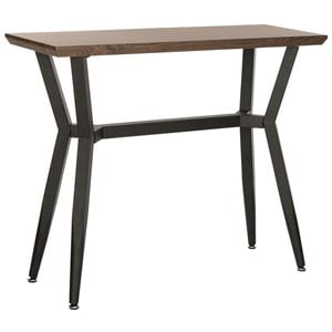 Safavieh Andrew Console Table in Brown and Black