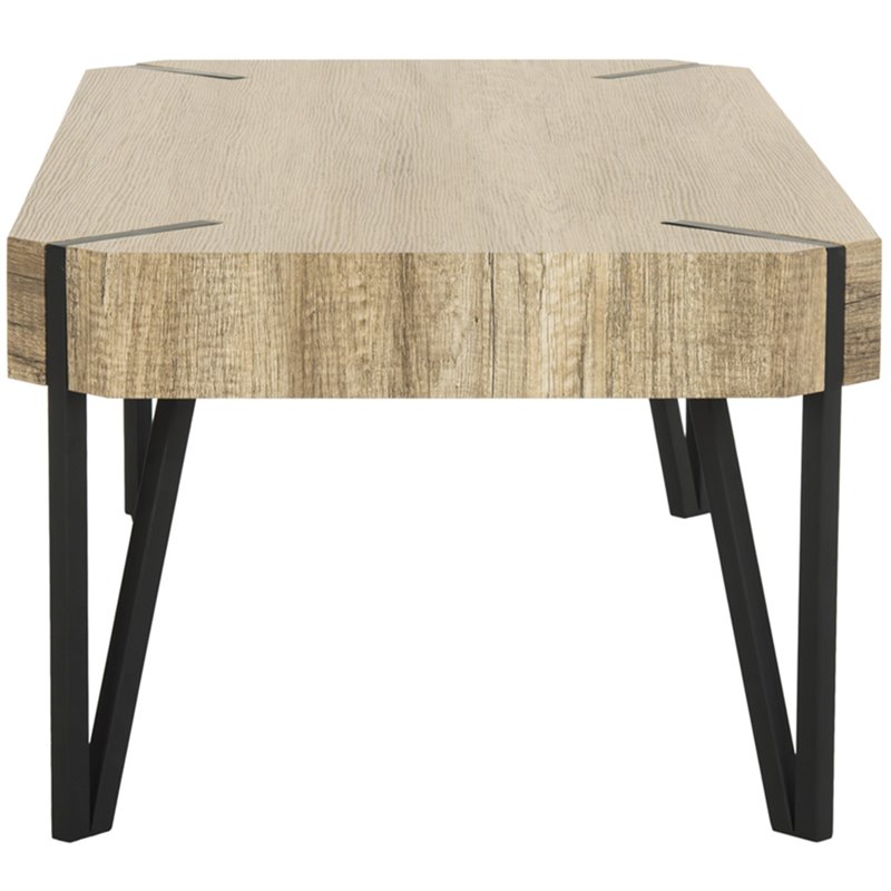 Safavieh Liann Coffee Table in Natural and Black