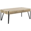 Safavieh Liann Coffee Table in Natural and Black