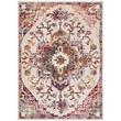 Safavieh Crystal 5' x 8' Rug in Light Blue and Burgundy