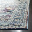 Safavieh Crystal 5' Square Rug in Teal and Purple