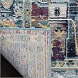 Safavieh Crystal 5' Square Rug in Teal and Purple