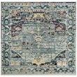 Safavieh Crystal 5' Square Rug in Teal and Purple