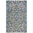 Safavieh Casablanca 4' x 6' Hand Tufted Wool Rug in Ivory and Blue