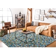Safavieh Casablanca 8' x 10' Hand Tufted Wool Rug in Ivory and Blue