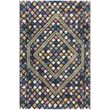 Safavieh Casablanca 4' x 6' Hand Tufted Wool Rug in Blue and Gold
