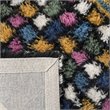 Safavieh Casablanca 5' x 8' Hand Tufted Wool Rug in Blue and Gold
