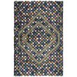 Safavieh Casablanca 5' x 8' Hand Tufted Wool Rug in Blue and Gold