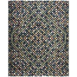 Safavieh Casablanca 8' x 10' Hand Tufted Wool Rug in Blue and Gold