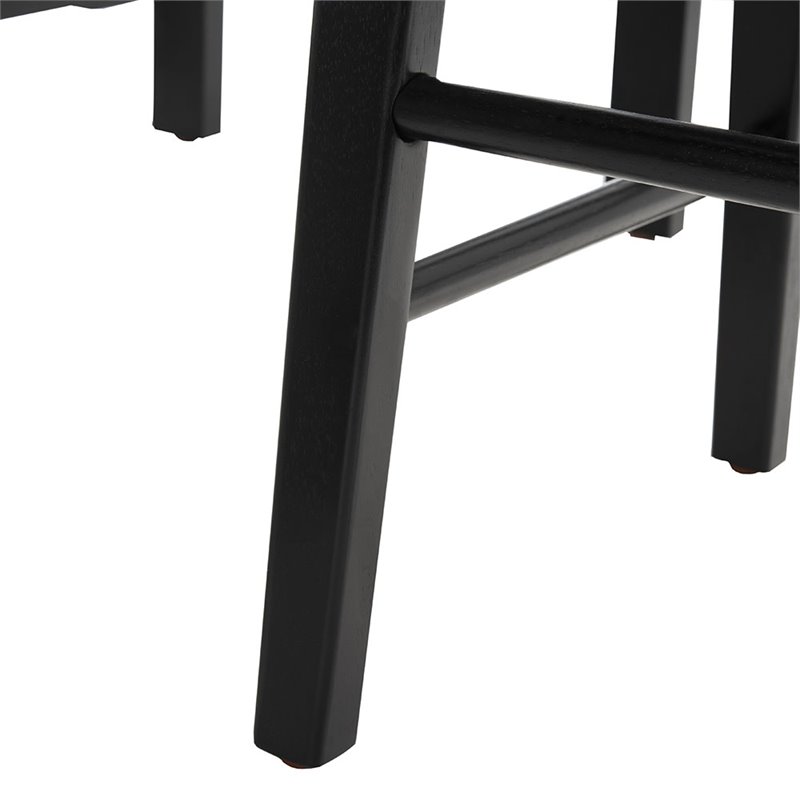 Safavieh Colbie 3 Piece Counter Height Dining Set in Black