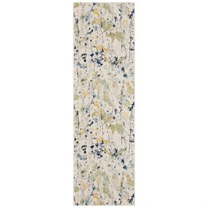 Safavieh Evoke 2'2&quot x 7' Runner Rug in Ivory and Yellow