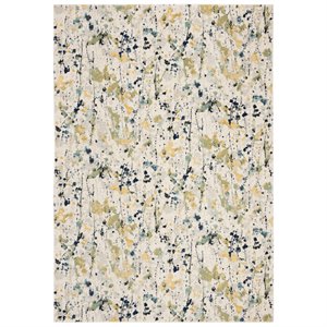 Safavieh Evoke 4' x 6' Rug in Ivory and Yellow