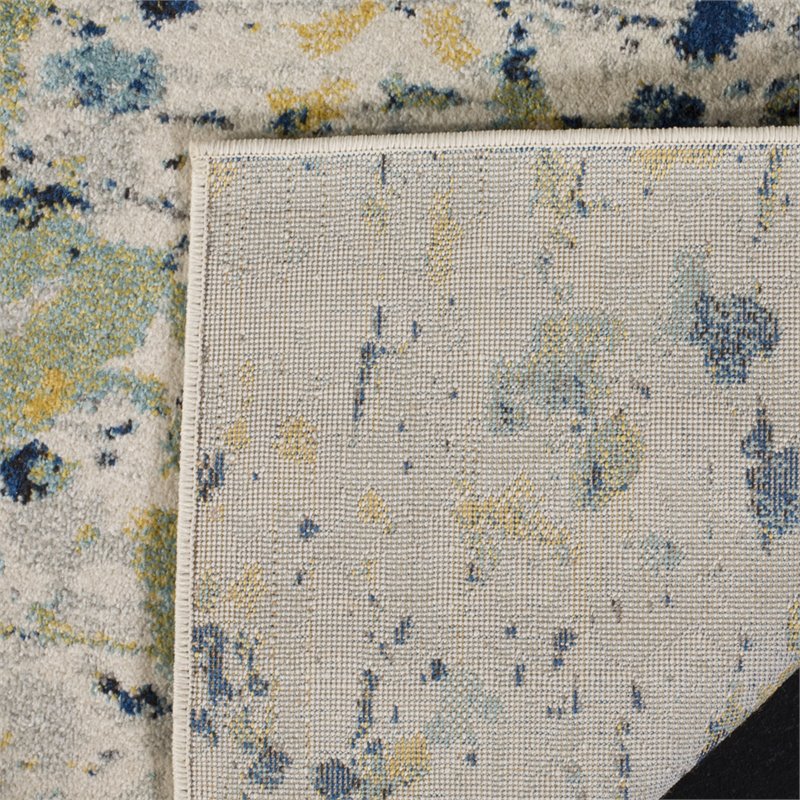 Safavieh Evoke 9' x 12' Rug in Ivory and Yellow