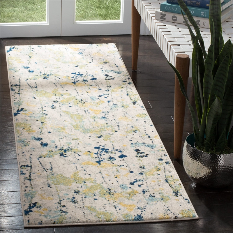 Safavieh Evoke 3' x 5' Rug in Ivory and Red
