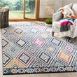 Safavieh Evoke 9' x 12' Rug in Navy and Ivory