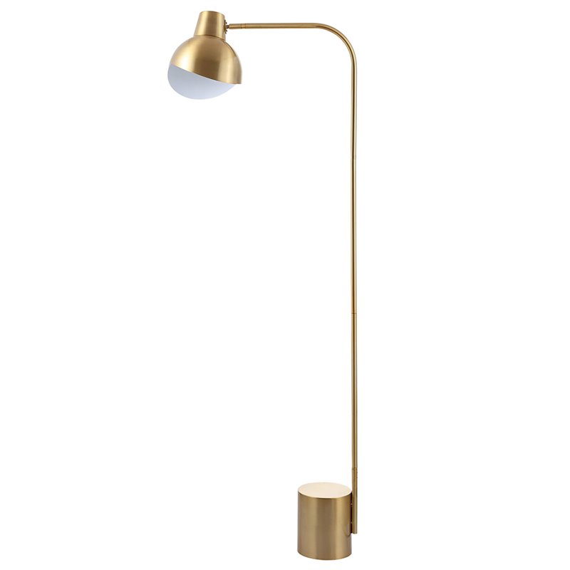 Safavieh Violetta Floor Lamp in Brass and Gold