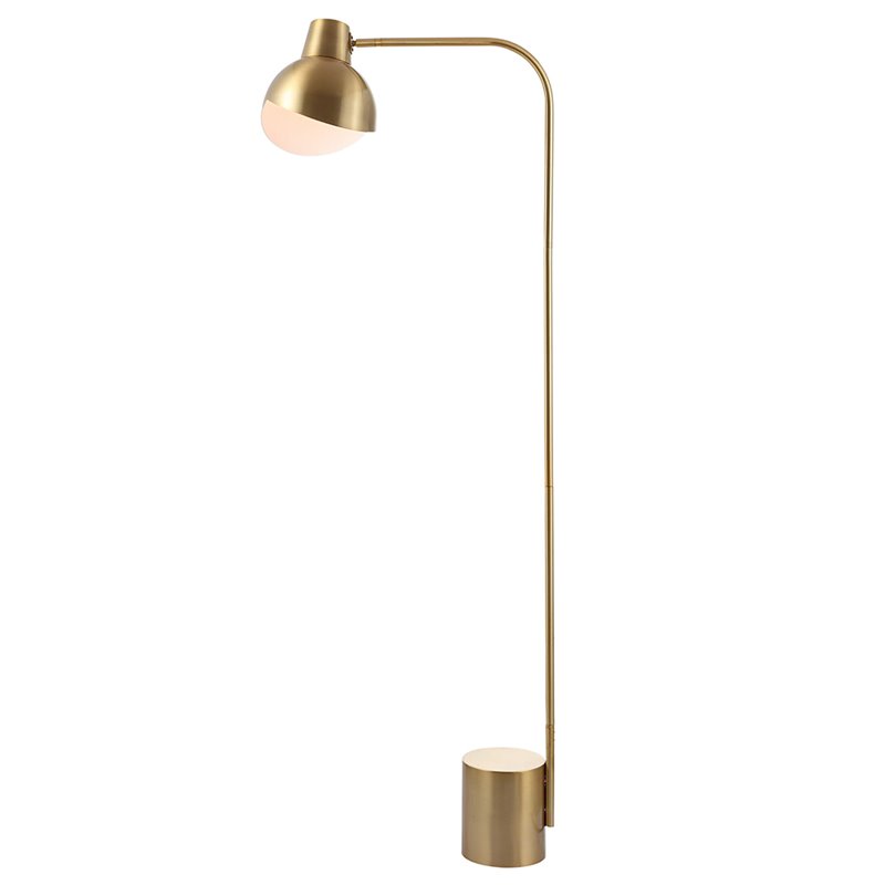 Safavieh Violetta Floor Lamp in Brass and Gold